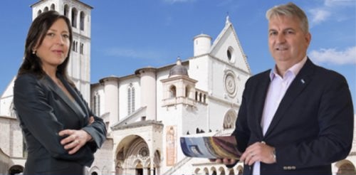 Daniela Rossi e Marco Serena